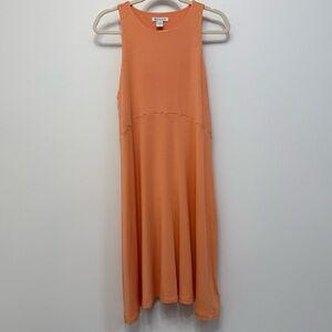 Athleta Santorini Thera Tank Dress Cactus Peach Women Large Travel Soft Stretch